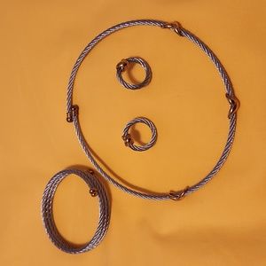 Necklace/earrings/bracelet 3 piece set